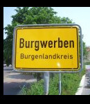 Ortsschild Burgwerben